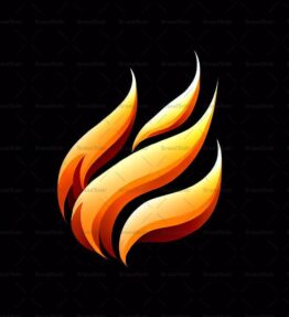 Abstrakte Feuerflammen